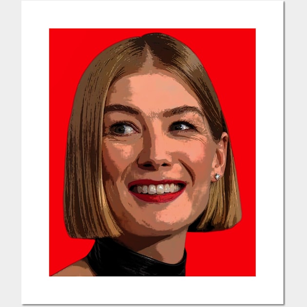 rosamund pike Wall Art by oryan80